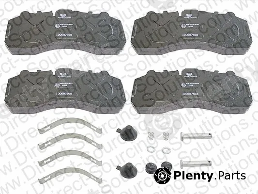 DSS 106414 — Brake Pad Set, disc parking brake