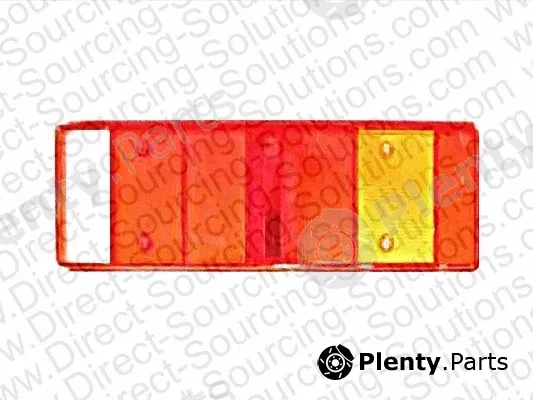 DSS 108026 — Lens, tail light assembly