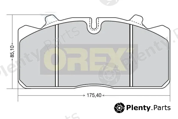 Orex 742003 — Brake Pad Set, disc brake