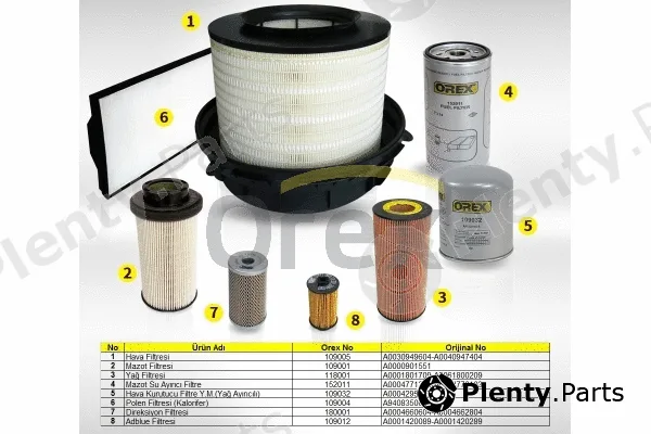 Orex 109050 — Air Filter