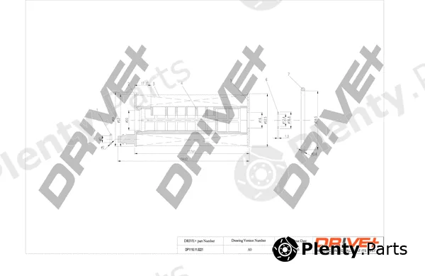 Dr!ve+ DP1110.11.0221 — Oil Filter