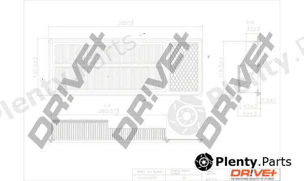 Dr!ve+ DP1110.10.0178 — Air Filter