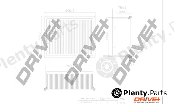 Dr!ve+ DP1110.10.0108 — Air Filter
