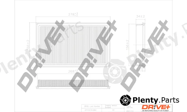 Dr!ve+ DP1110.10.0069 — Air Filter