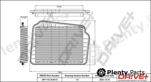 Dr!ve+ DP1110.10.0413 — Air Filter