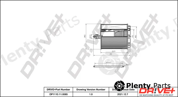 Dr!ve+ DP1110.11.0085 — Oil Filter