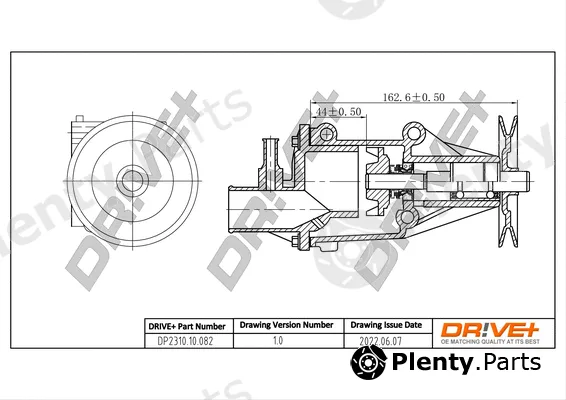 Dr!ve+ DP2310.10.082 — Water Pump, engine cooling