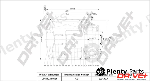 Dr!ve+ DP1110.11.0164 — Oil Filter