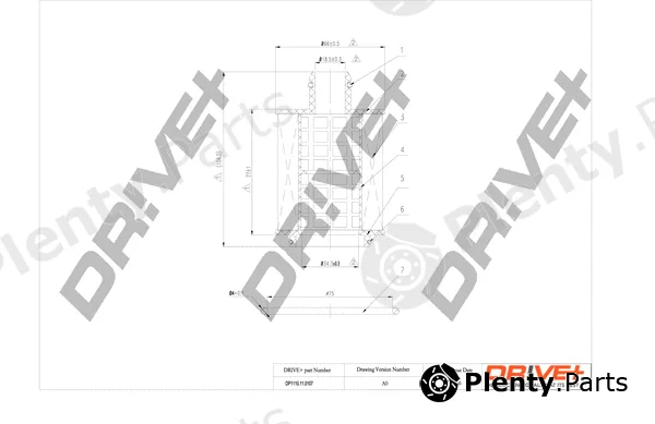 Dr!ve+ DP1110.11.0107 — Oil Filter