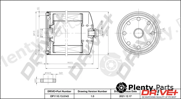 Dr!ve+ DP1110.13.0143 — Fuel Filter