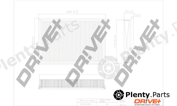Dr!ve+ DP1110.10.0135 — Air Filter