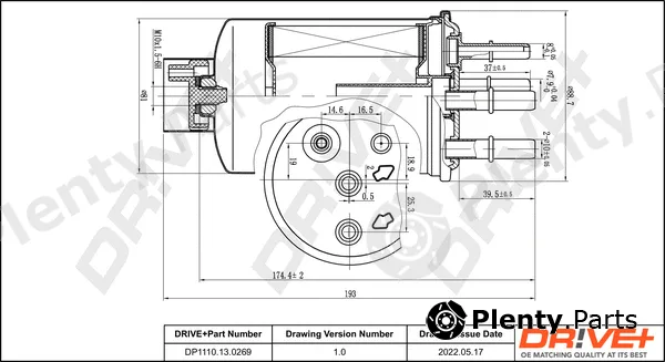 Dr!ve+ DP1110.13.0269 — Fuel Filter