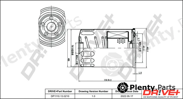 Dr!ve+ DP1110.13.0210 — Fuel Filter