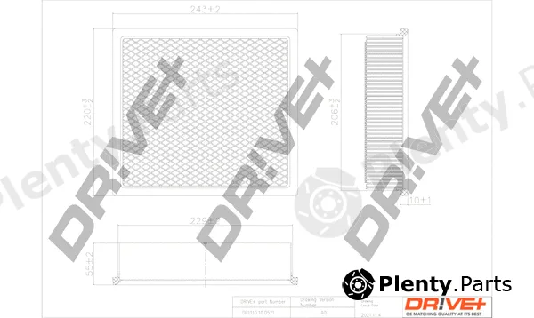 Dr!ve+ DP1110.10.0571 — Air Filter