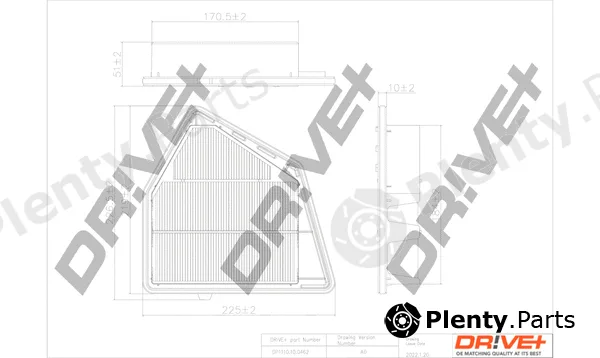 Dr!ve+ DP1110.10.0462 — Air Filter