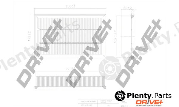 Dr!ve+ DP1110.10.0123 — Air Filter