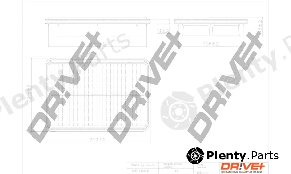 Dr!ve+ DP1110.10.0196 — Air Filter