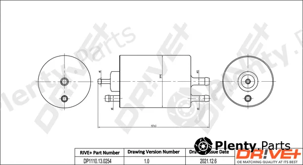Dr!ve+ DP1110.13.0254 — Fuel Filter