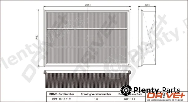 Dr!ve+ DP1110.10.0151 — Air Filter