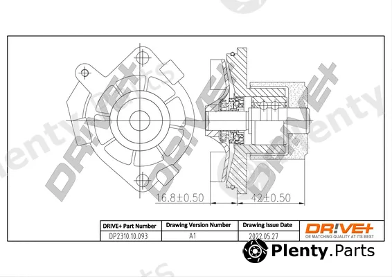Dr!ve+ DP2310.10.093 — Water Pump, engine cooling