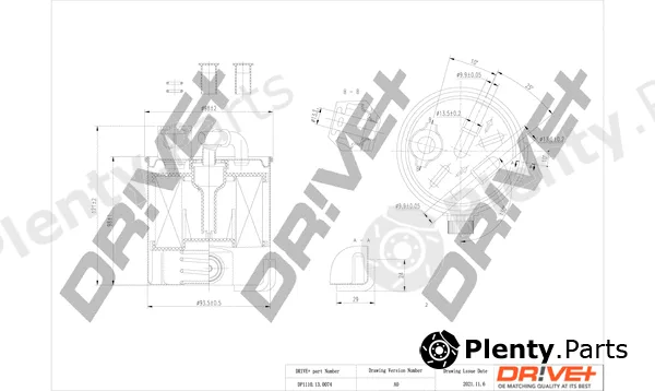 Dr!ve+ DP1110.13.0074 — Fuel Filter