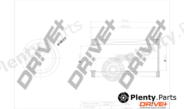 Dr!ve+ DP1110.10.0204 — Air Filter
