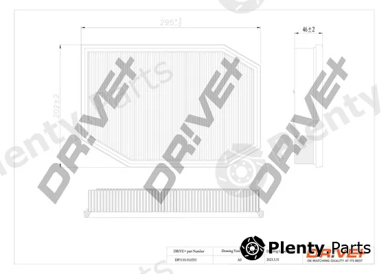 Dr!ve+ DP1110.10.0351 — Air Filter
