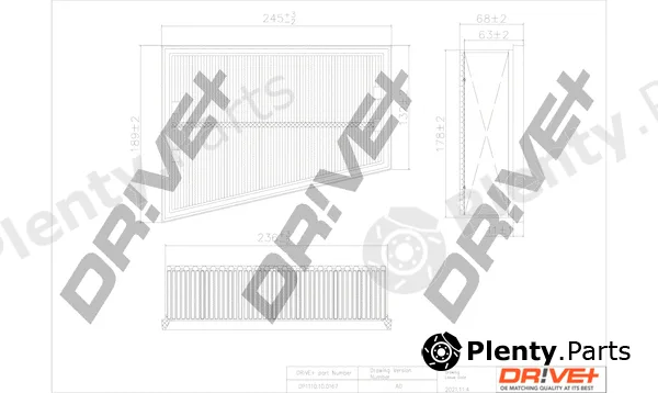 Dr!ve+ DP1110.10.0167 — Air Filter