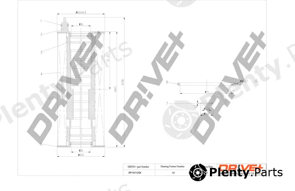 Dr!ve+ DP1110.11.0124 — Oil Filter