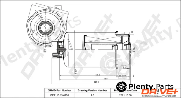 Dr!ve+ DP1110.13.0206 — Fuel Filter