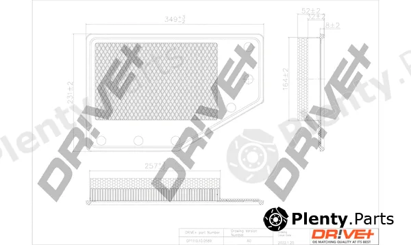 Dr!ve+ DP1110.10.0589 — Air Filter