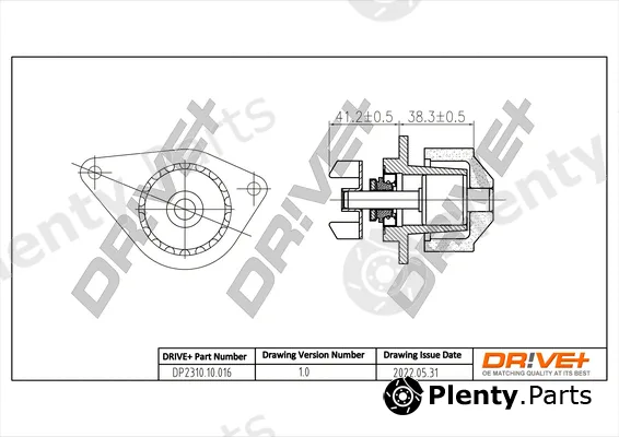 Dr!ve+ DP2310.10.016 — Water Pump, engine cooling