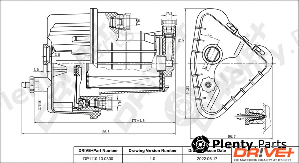 Dr!ve+ DP1110.13.0300 — Fuel Filter