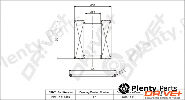 Dr!ve+ DP1110.11.0199 — Oil Filter