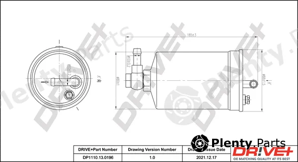 Dr!ve+ DP1110.13.0196 — Fuel Filter