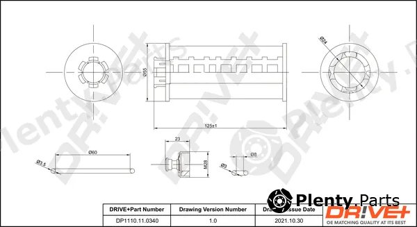 Dr!ve+ DP1110.11.0340 — Oil Filter