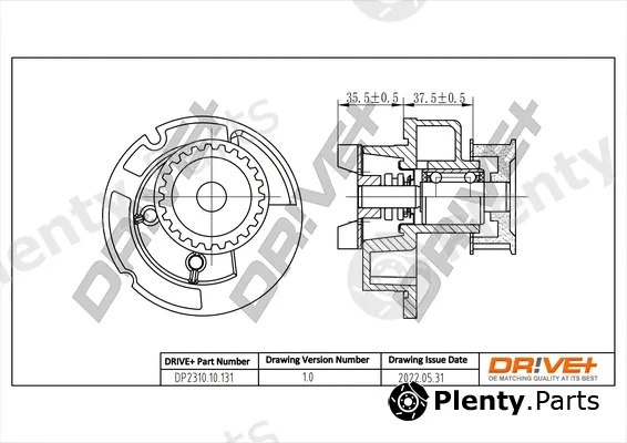 Dr!ve+ DP2310.10.131 — Water Pump, engine cooling