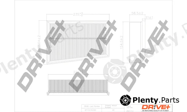 Dr!ve+ DP1110.10.0163 — Air Filter