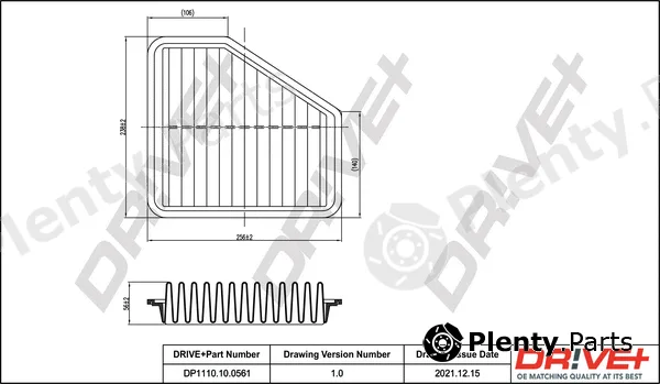 Dr!ve+ DP1110.10.0561 — Air Filter