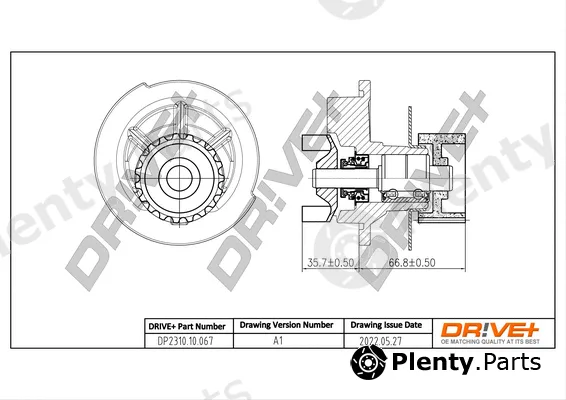 Dr!ve+ DP2310.10.067 — Water Pump, engine cooling