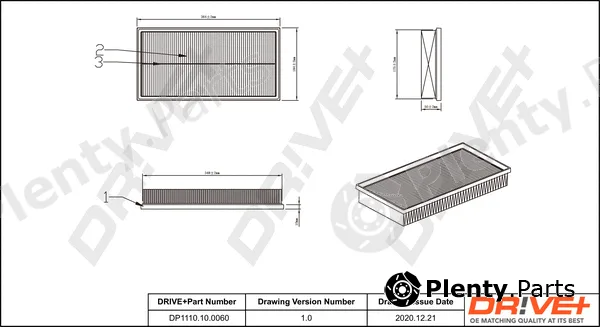 Dr!ve+ DP1110.10.0060 — Air Filter