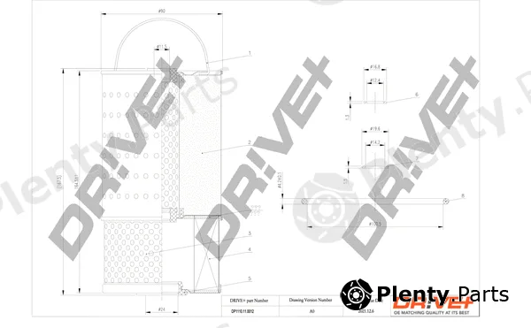 Dr!ve+ DP1110.11.0012 — Oil Filter