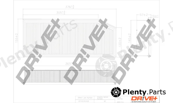 Dr!ve+ DP1110.10.0120 — Air Filter