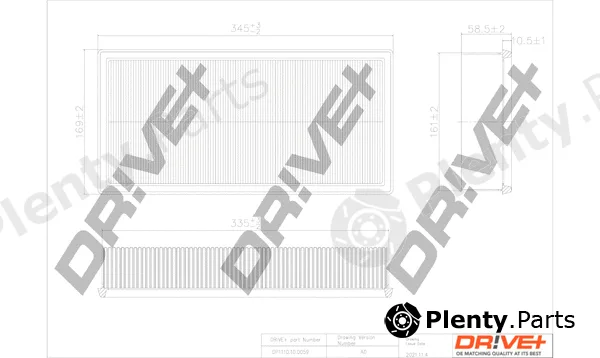 Dr!ve+ DP1110.10.0059 — Air Filter