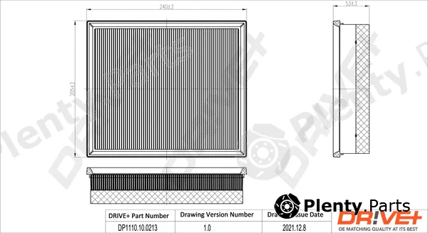 Dr!ve+ DP1110.10.0213 — Air Filter