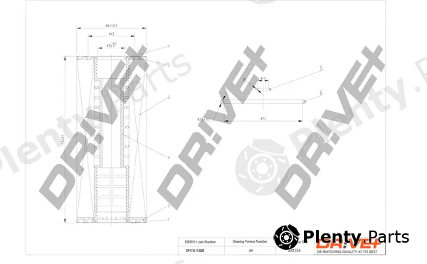 Dr!ve+ DP1110.11.0026 — Oil Filter