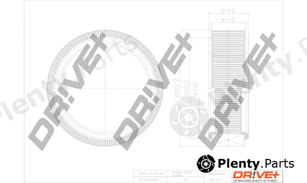 Dr!ve+ DP1110.10.0015 — Air Filter