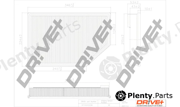Dr!ve+ DP1110.10.0194 — Air Filter