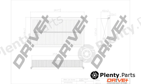 Dr!ve+ DP1110.10.0152 — Air Filter
