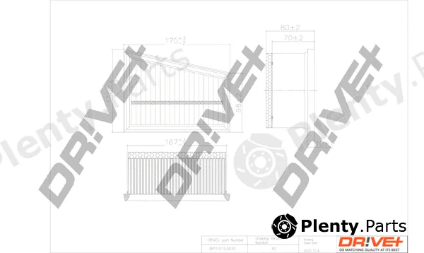 Dr!ve+ DP1110.10.0070 — Air Filter